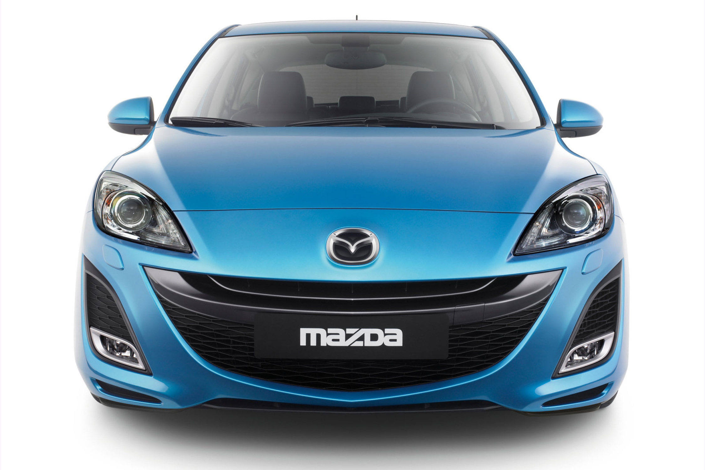 Голубая Mazda